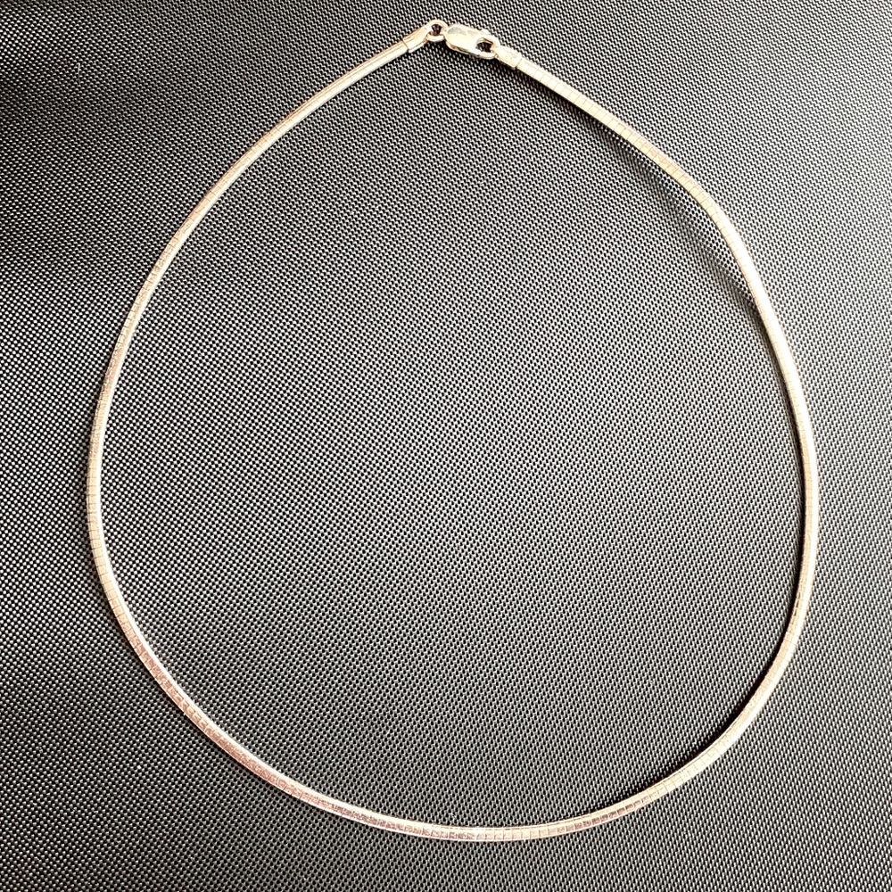Italian silver necklace